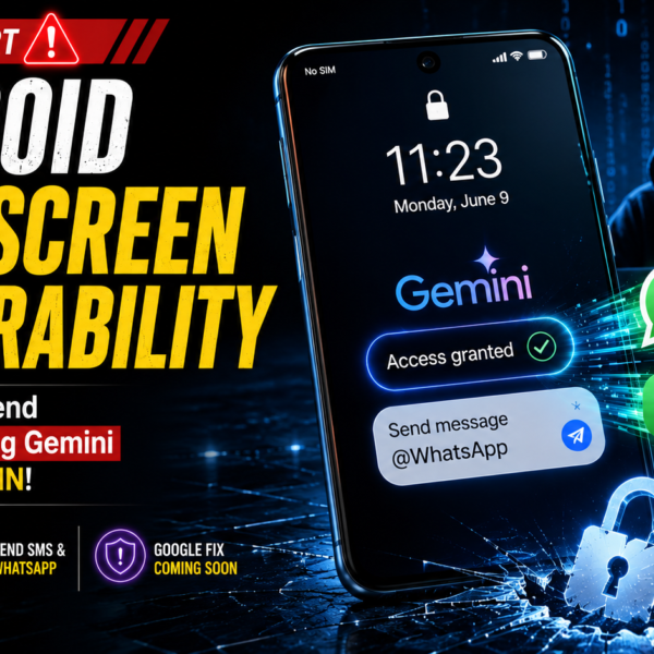 Android Bug Lets Gemini Send Messages Without PIN