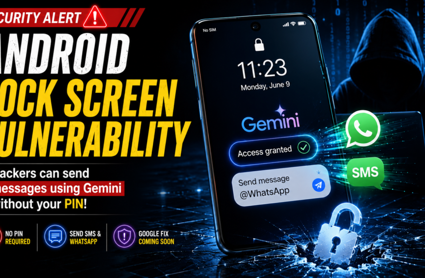Android Bug Lets Gemini Send Messages Without PIN