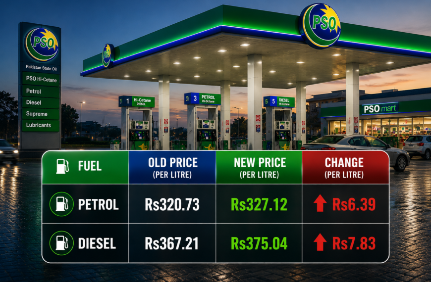 Petrol Price in Pakistan Increased by Rs6.39, Diesel&hellip;