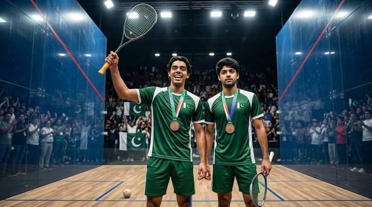 Pakistan Bags Double Bronze in Asian Games Squash Noor Zaman and Ashab Irfan Shine in Men’s Singles