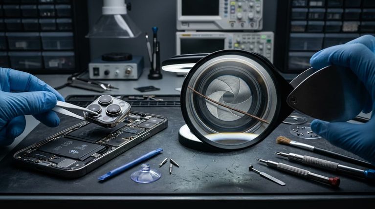 iPhone 18 Pro Teardown Reveals Hair-Thin Camera Aperture